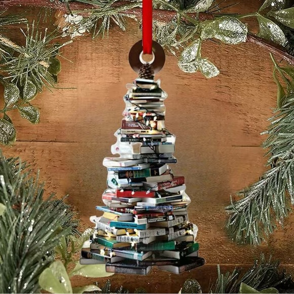 NWT Books Christmas Ornament - Picture 1 of 3